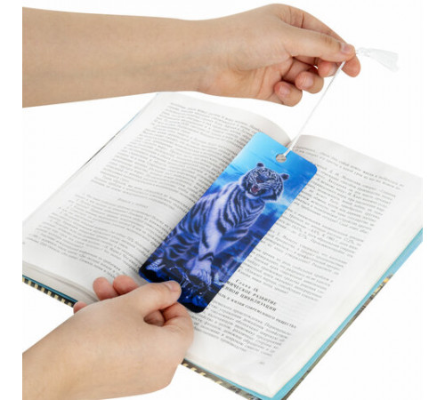 Закладка для книг с линейкой 3D-ОБЪЕМНАЯ BRAUBERG, 