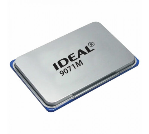 Штемпельная подушка TRODAT IDEAL 9071Мс, 90х56 мм, металлический корпус, синяя, 153125/190092