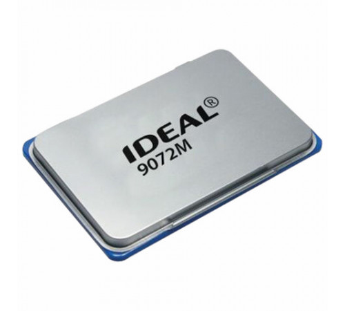 Штемпельная подушка TRODAT IDEAL 9072Мс, 110х70 мм, металлический корпус, синяя, 190089