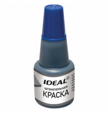 Краска штемпельная TRODAT IDEAL, синяя, 24 мл, на водной основе, 7711с, 153079