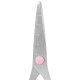 Ножницы BRAUBERG KIDS 130 мм, ручки розовые, закругленные лезвия с линейкой, 274063