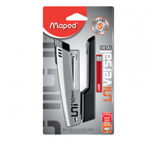Степлер №24/6, 26/6 металлический MAPED 
