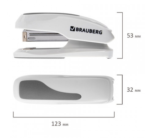 Степлер №24/6, 26/6 BRAUBERG 