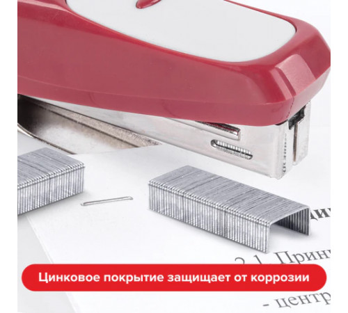 Скобы для степлера №10, 1000 штук, STAFF 