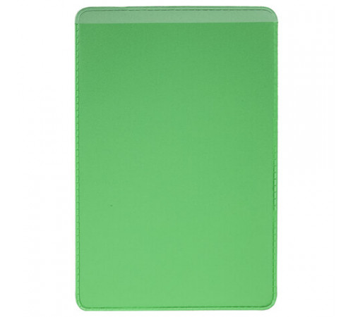 Обложка-карман для проездных документов, карт, пропусков, 100х65 мм, ПВХ, цвет ассорти, STAFF, 237589