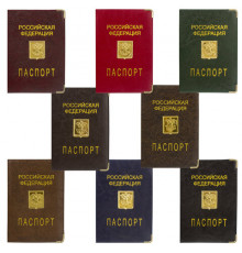 Обложка для паспорта, металлический шильд с гербом, ПВХ, ассорти, STAFF, 237579