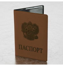 Обложка для паспорта, мягкий полиуретан, 