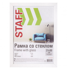 Рамка 21х30 см белая STAFF 