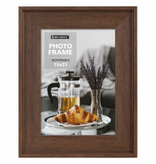 Рамка 15х21 см небьющаяся, багет 40 мм пластик, BRAUBERG 