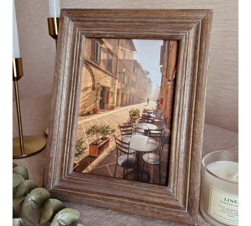 Рамка из мангового дерева BRAUBERG LOFT EL CLASICO, фото 13х18 см, стекло, 19х24 см, 391286