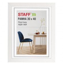 Рамка 30х40 см, небьющаяся, багет 30 мм, МДФ, STAFF 