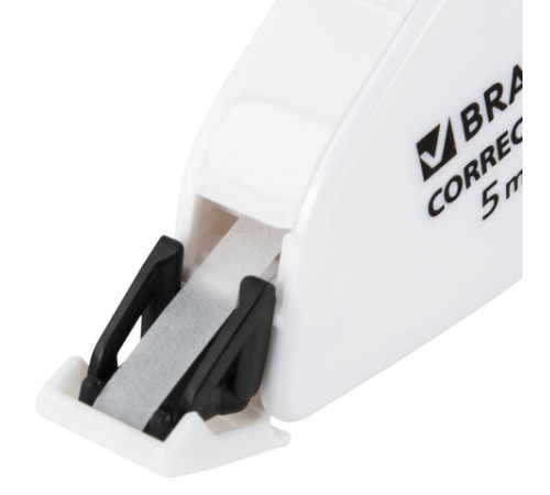 Корректирующая лента BRAUBERG SUPER, 5 мм х 16 м, корпус белый, блистер, 229061