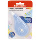 Корректирующая лента BRAUBERG PASTEL 5 мм х 12 м, вращающийся наконечник 90°, механизм перемотки, корпус голубой, блистер, 272488