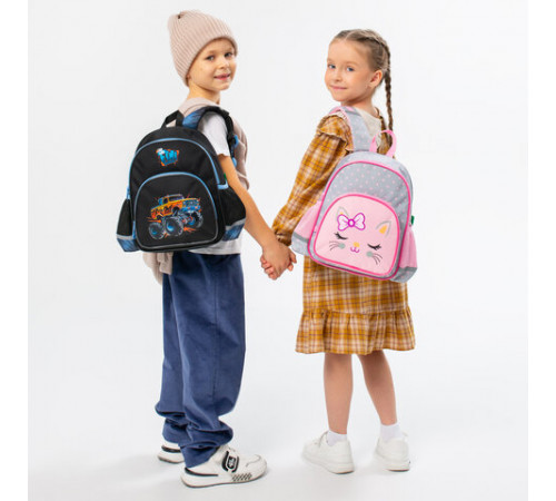 Рюкзак BRAUBERG KIDS PLAY детский, 1 отделение, 3 кармана, 