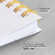 Фотоальбом 22х22 см, 20 белых листов, уголки, стикеры, ручки, клей, BRAUBERG White Line, 880651