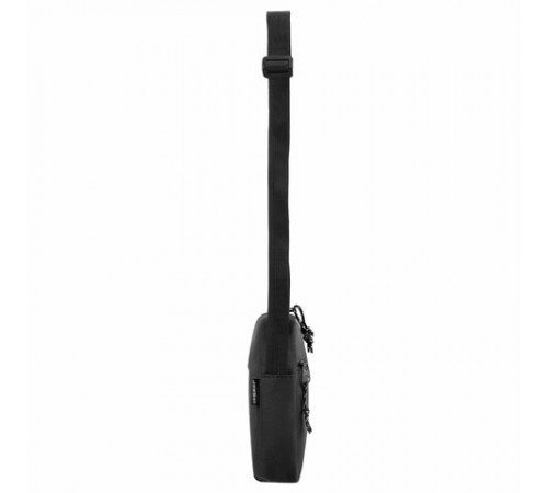 Сумка на плечо HEIKKI COMPACT (ХЕЙКИ), два кармана, черная, 19х14х5 см, 272631