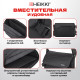 Сумка на плечо большая HEIKKI STREAM (ХЕЙКИ), карман-антивор, А5, черная, 22х31х8 см, 272640