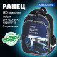 Ранец BRAUBERG QUADRO, 3 отделения, с брелоком, 