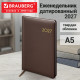 Еженедельник датированный 2027, А5, 145х215 мм, BRAUBERG 