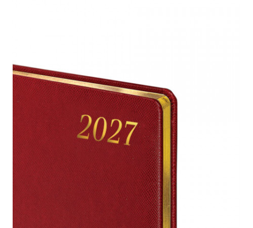 Еженедельник датированный 2027, БОЛЬШОЙ ФОРМАТ, 210х297 мм, А4, BRAUBERG 