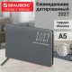 Еженедельник датированный 2027, МАЛЫЙ ФОРМАТ, 105х160 мм, А6, BRAUBERG 