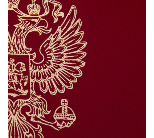 Папка адресная бумвинил бордовый, 