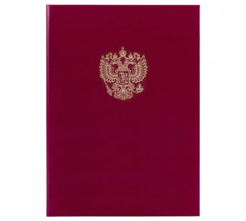 Папка адресная бумвинил бордовый, 