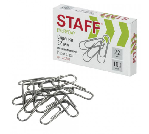 Скрепки STAFF 