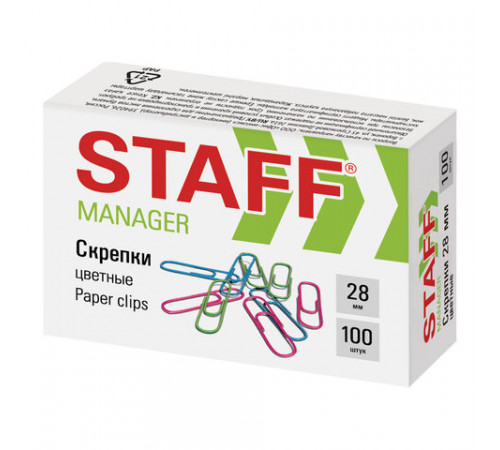 Скрепки STAFF 