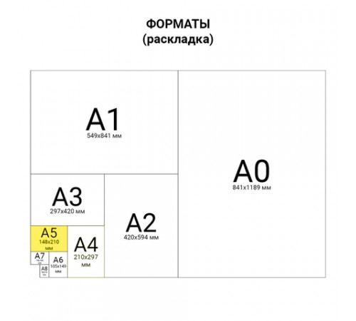 Тетрадь бумвинил, черный, А5, 96 л., скоба, офсет №2, ЭКОНОМ, клетка, с полями, STAFF, 405725